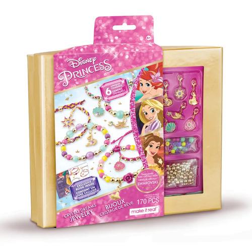 Набор для создания шарм-браслетов Make it Real Принцессы Диснея с кристаллами Swarovski (MR4381)