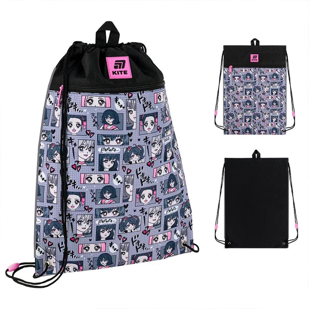 Шкільний набір KITE Education Anime Girl рюкзак/пенал/сумка для взуття (SET_K25-773M-5) - фото 32 Шкільний набір KITE Education Anime Girl рюкзак/пенал/сумка для взуття (SET_K25-773M-5) - фото 32