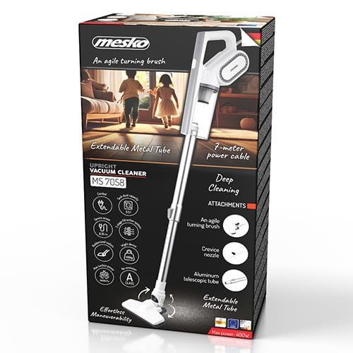 Пылесос Mesko MS7058 вертикального типа с циклонной технологией 400 Вт White (611755) - фото 9