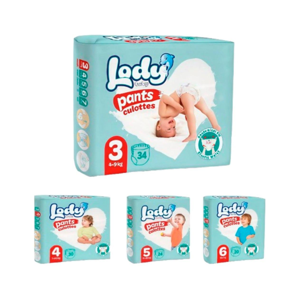 Подгузники-трусики дышащие детские LODY AIR JUMBO MIDI р. 3 4-9 кг 60 шт. (000006650) - фото 4