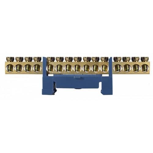 Шина нулевая АСКО-УКРЕМ на Din-рейку BC-515 6х9 15 отверстий (28679314)