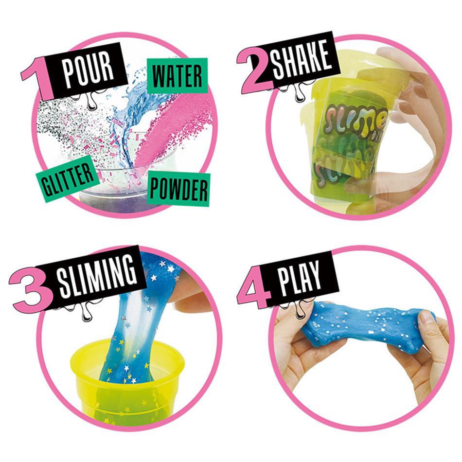Игровой набор So Slime DIY Цветные слаймы с блестками (2746565526) - фото 3