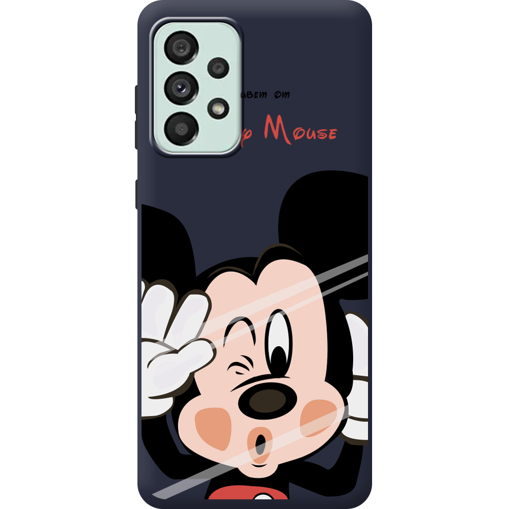 Чохол BoxFace Samsung Galaxy A53 5G (A536) Mister M Синій силікон (44112-cc58-44171)