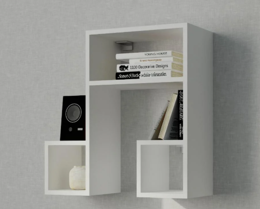 Полка настенная в детскую Ноты Белый (27387307)