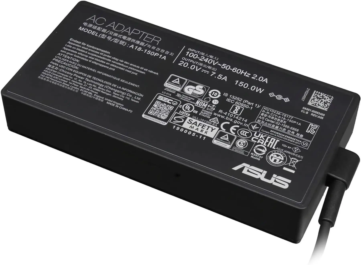 Адаптер питания 150W A18-150P1A для ноутбука Zephyrus ROG Strix Asus 0A001-00083500 (30837591)