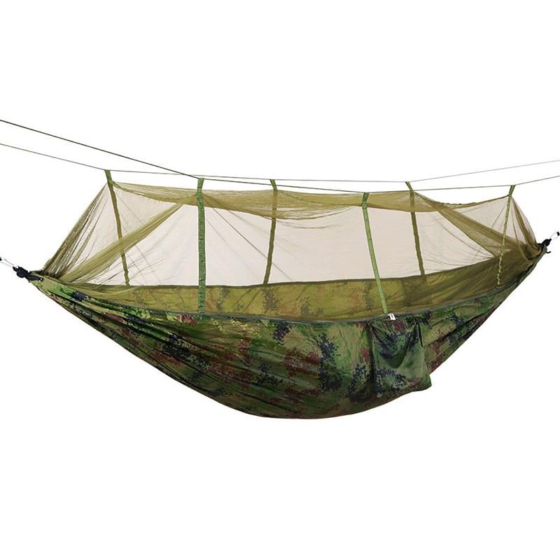 Гамак туристический Easy Camping EC-9812 с москитной сеткой до 300 кг Green (784780552)