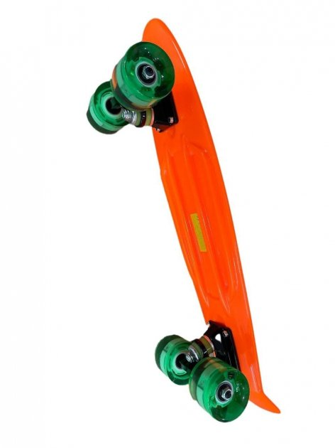 Пенніборд Penny Board колеса з підсвіткою 56х15 см Помаранчевий (1632116708) - фото 2 Пенніборд Penny Board колеса з підсвіткою 56х15 см Помаранчевий (1632116708) - фото 2