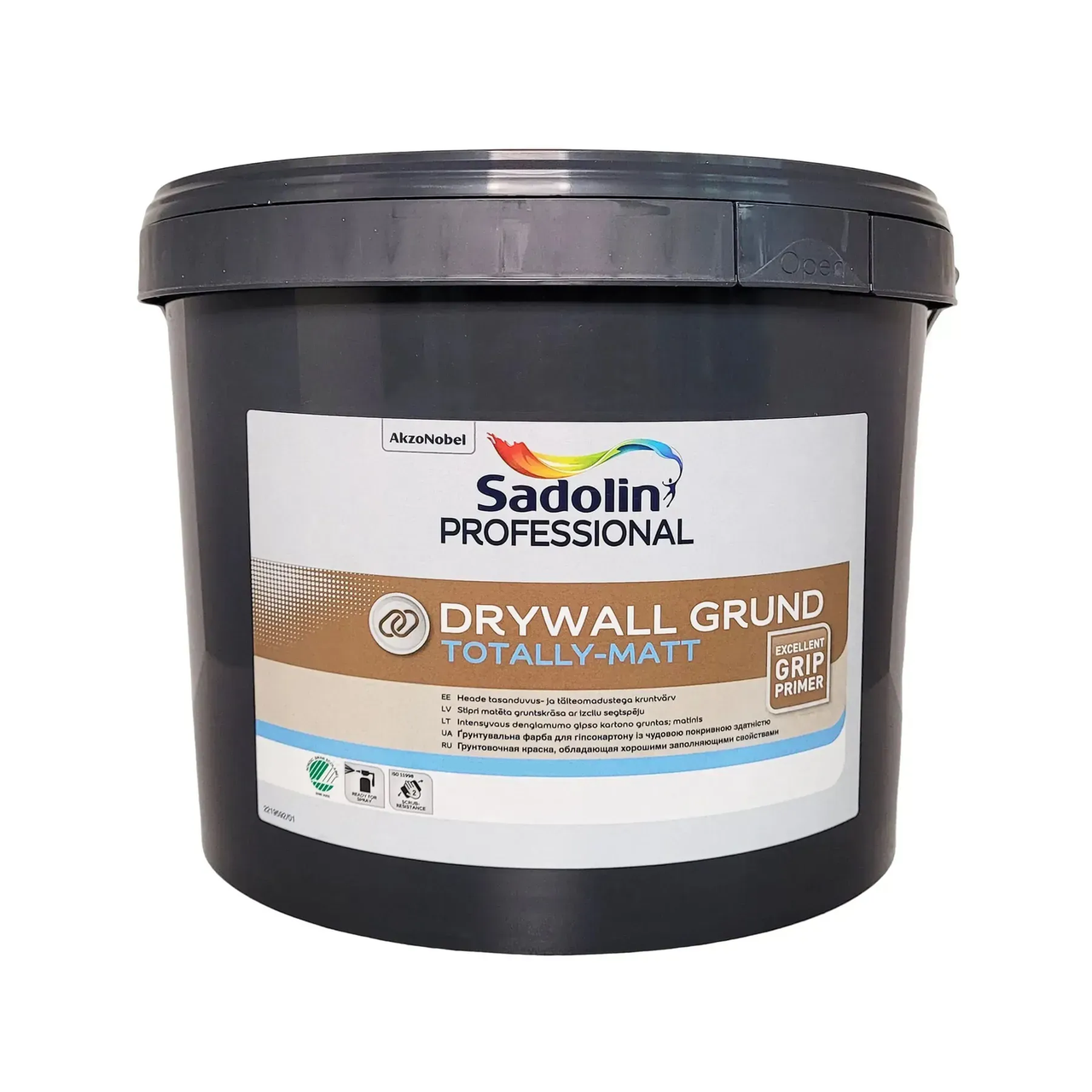 Краска грунтовочная акриловая матовая Sadolin Drywall Grund 2,5 л BW Белый (2892328597)