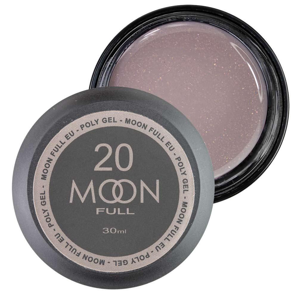 Полигель для наращивания Moon Full Poly Gel №20 30 мл
