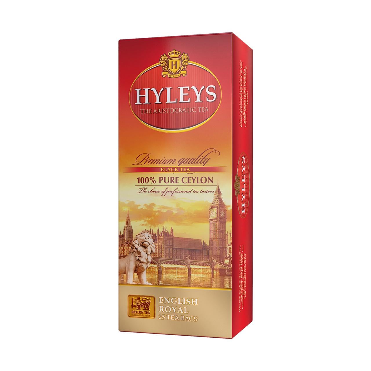 Чай Hyleys черный Английский королевский пакетированный 25 фп (4791045026129)