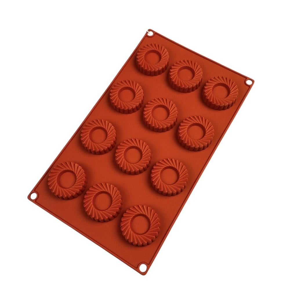 Форма силиконовая One Chef Профи Саварин 43 мм 12 ячеек (33665067)