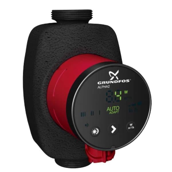 Насос циркуляционный Grundfos ALPHA2 25-6-180 18 Вт H 6 м Q 25 л/мин. автоматический (PDLP-99411165)