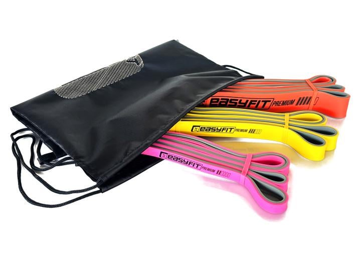 Набор двухслойных резинок для подтягиваний EasyFit Premium EF-7453 7-45 кг 3 шт. - фото 3 Набор двухслойных резинок для подтягиваний EasyFit Premium EF-7453 7-45 кг 3 шт. - фото 3