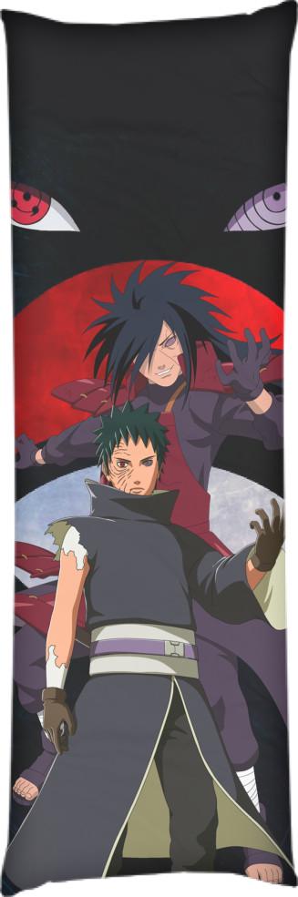 Подушка дакимакура Obito Madara 60x180 см (14100209)