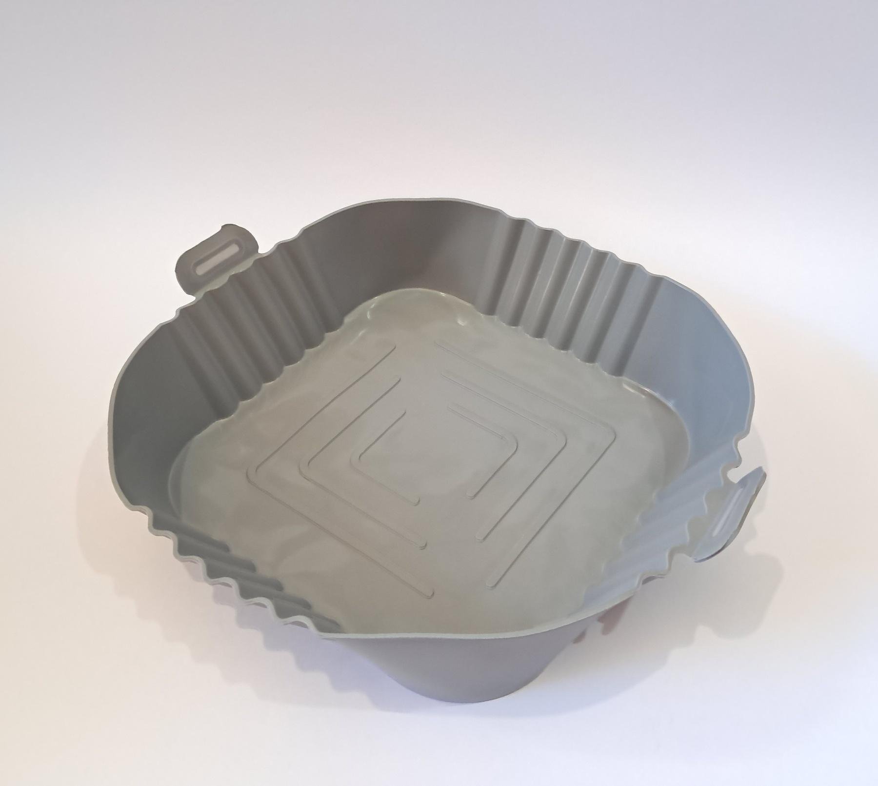 Форма силіконова для аерогрилю мультипечі ребриста 16,5 см Сірий (REN-121) - фото 2 Форма силіконова для аерогрилю мультипечі ребриста 16,5 см Сірий (REN-121) - фото 2