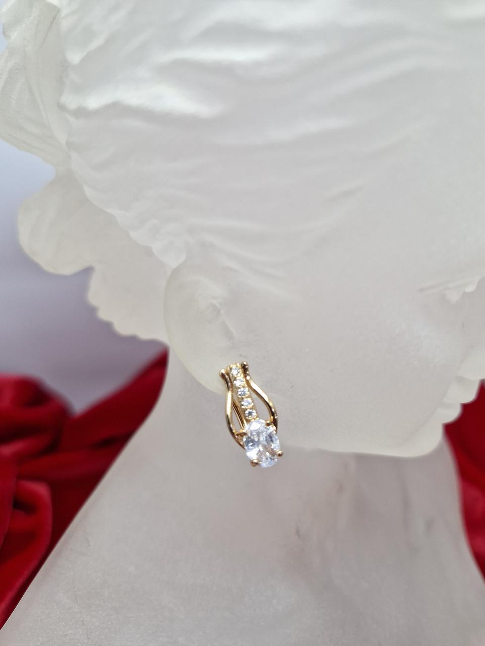 Серьги с камнями Золотистый (1861584107) Серьги с камнями Золотистый (1861584107)