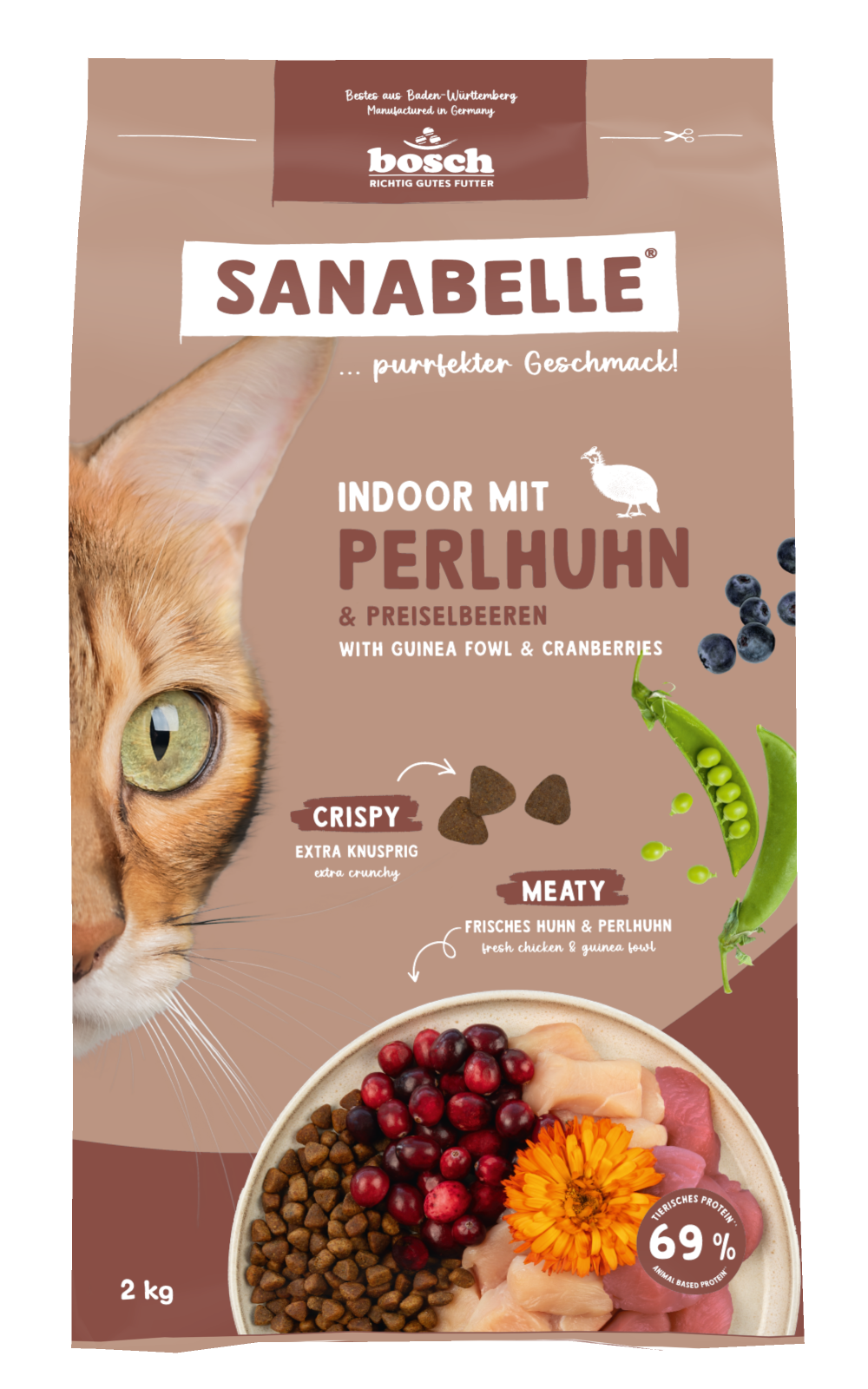 Сухой корм для котов Bosch Sanabelle Indoor 2 кг