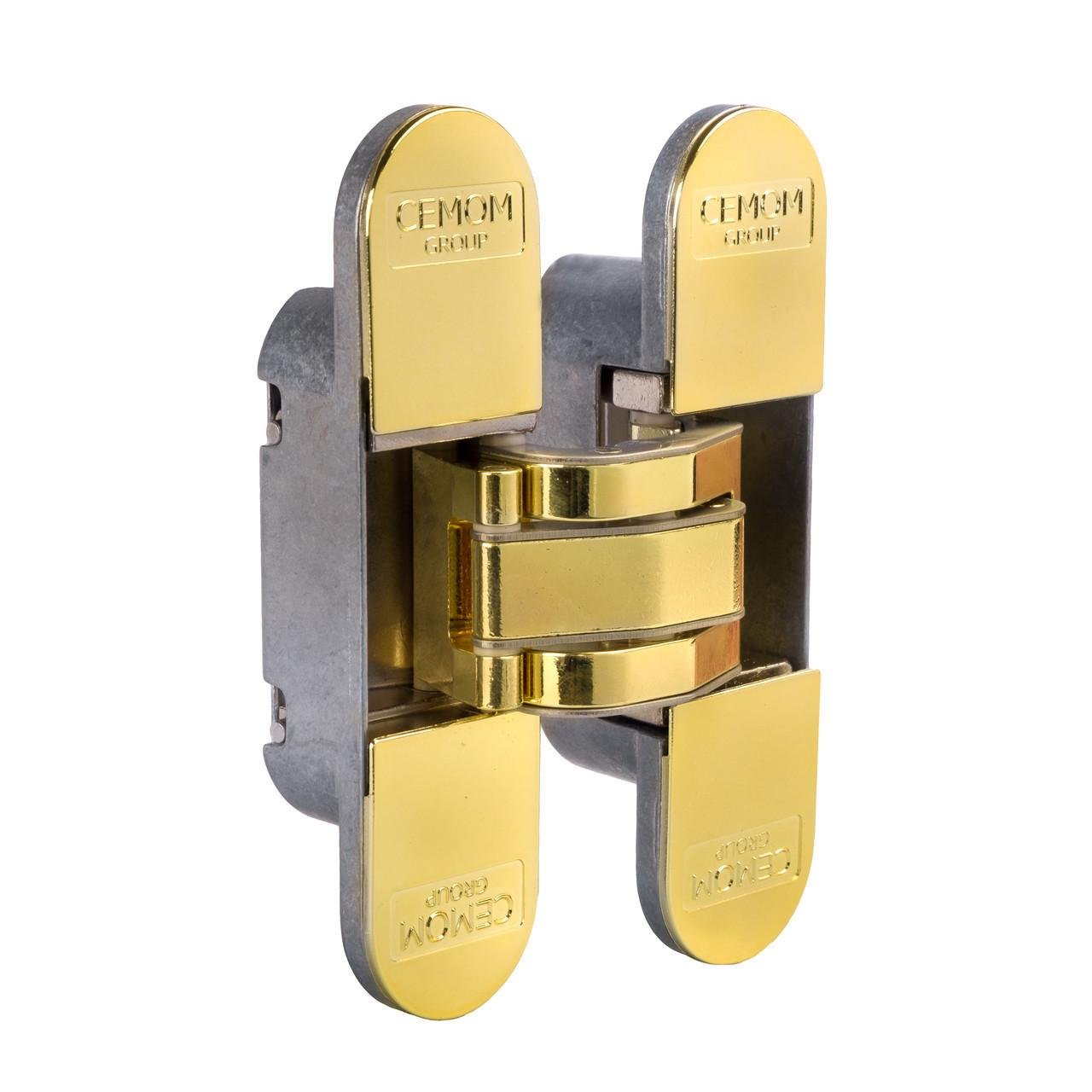 Скрытая петля CEMOM Estetic 80/A 111,5x29 мм латунь (80/A-8031) - фото 1 Скрытая петля CEMOM Estetic 80/A 111,5x29 мм латунь (80/A-8031) - фото 1