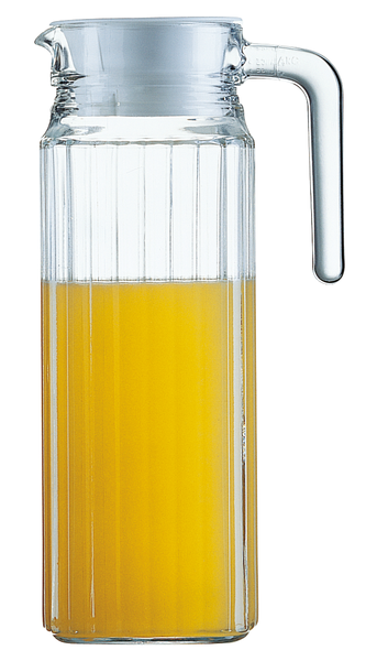 Глечик скляний Luminarc QUADRO з кришкою 1,1 л (V4068) Глечик скляний Luminarc QUADRO з кришкою 1,1 л (V4068)