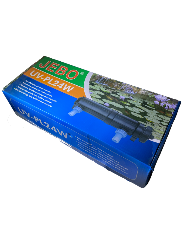 Стерилизатор для пруда Jebo ультрафиолетовый 24 Вт (UV-PL24) Стерилизатор для пруда Jebo ультрафиолетовый 24 Вт (UV-PL24)
