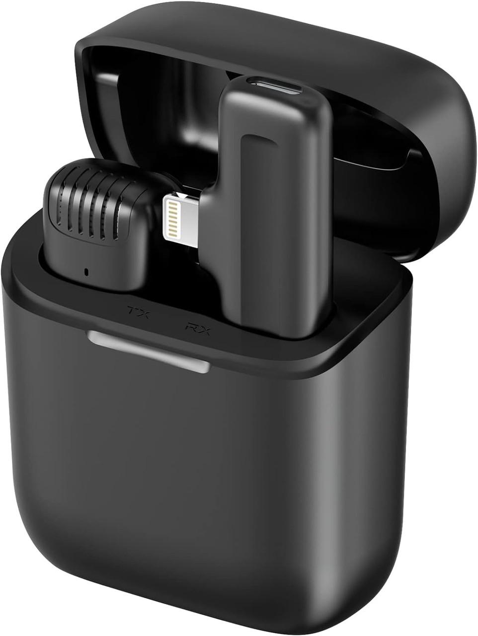 Микрофон беспроводной петличный Savetek P31 Lightning для iPhone/iPad с зарядным кейсом до 20 м - фото 2