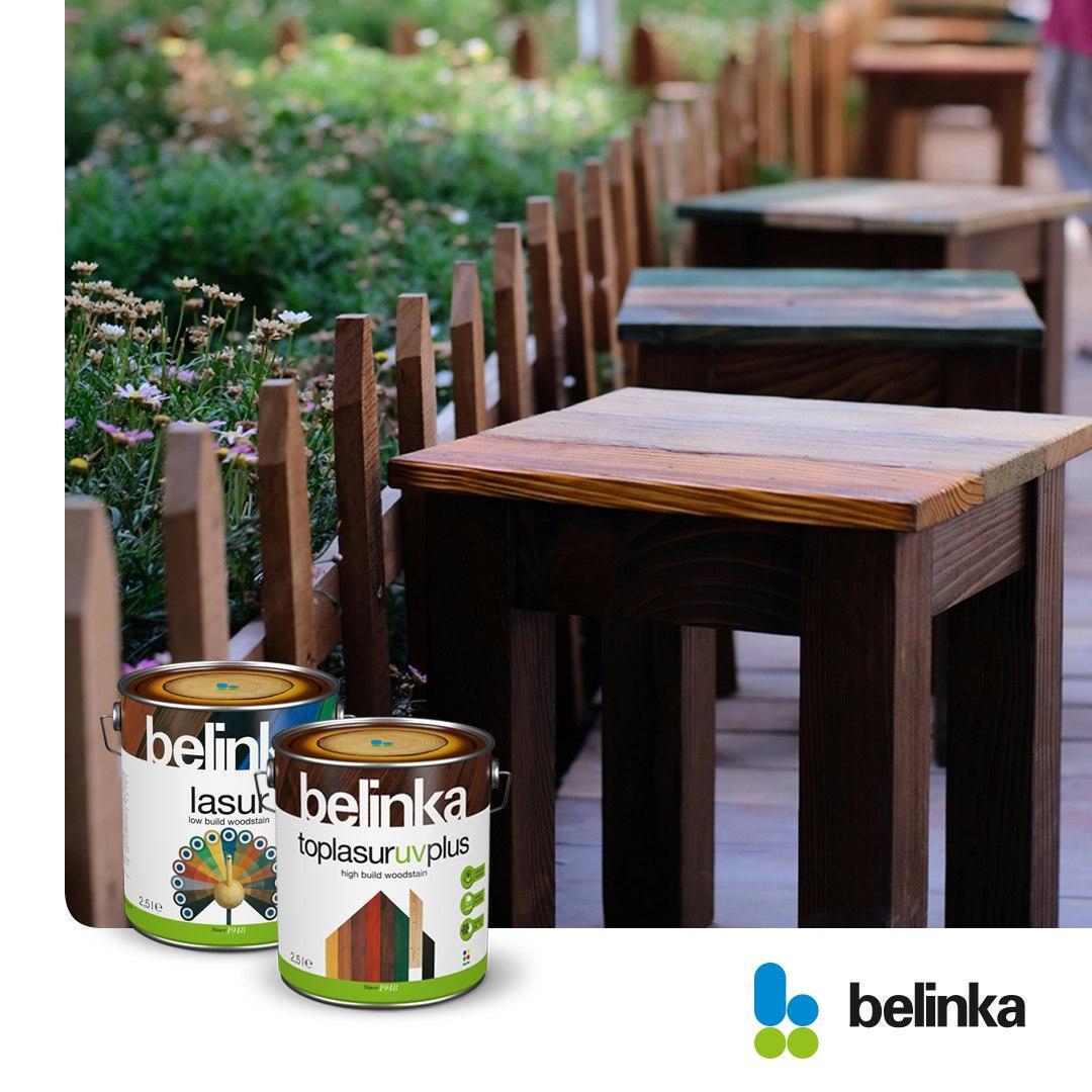 Фарба-блакитна для дерева Belinka TOPLASUR UV PLUS №22 ебенове дерево напівглянець 2,5 л (2493675522) - фото 4 Фарба-блакитна для дерева Belinka TOPLASUR UV PLUS №22 ебенове дерево напівглянець 2,5 л (2493675522) - фото 4