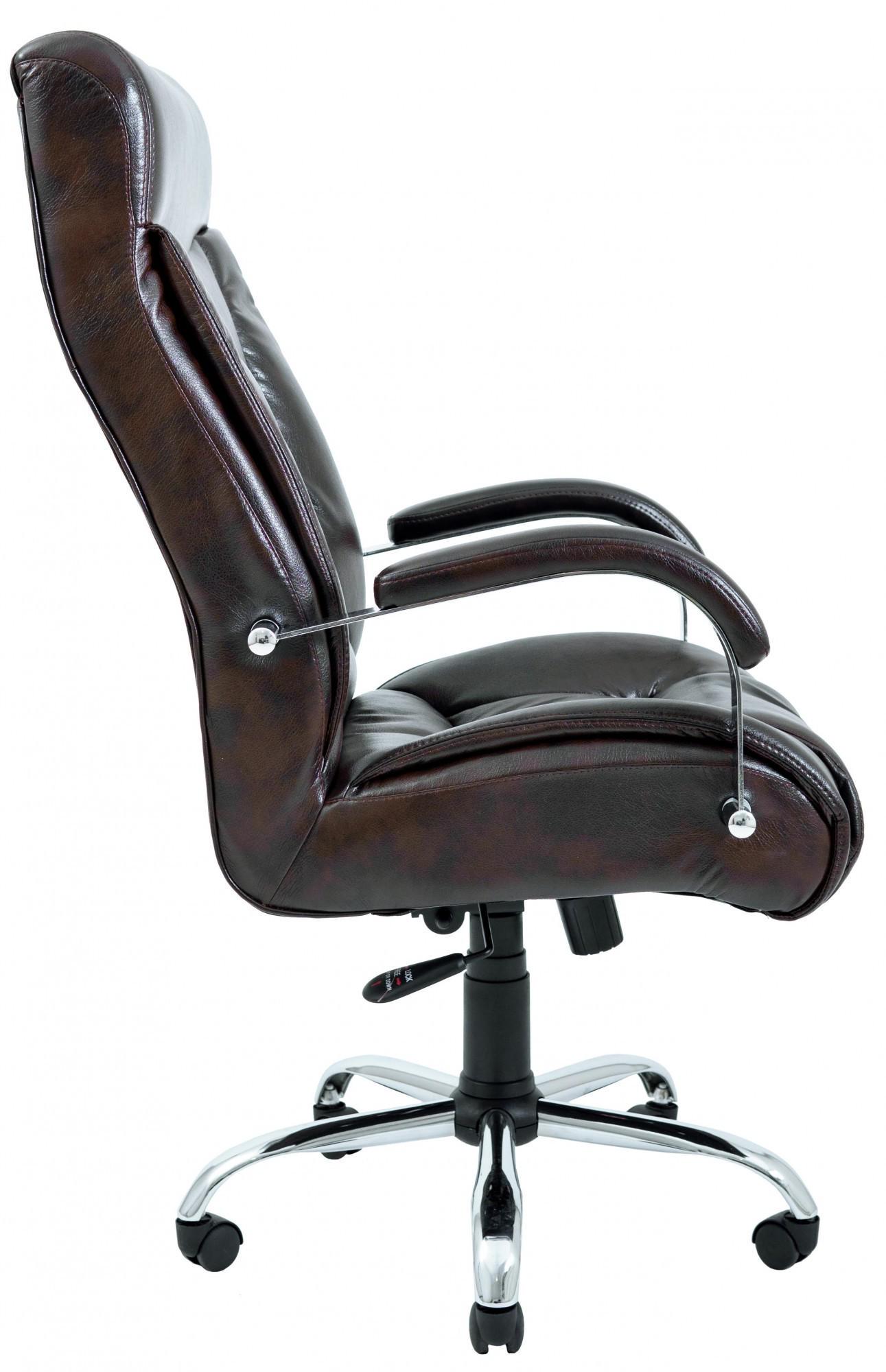 Крісло офісне комп'ютерне Magistr Титан Dark Brown Хром М2 AnyFix Коричневий - фото 3 Крісло офісне комп'ютерне Magistr Титан Dark Brown Хром М2 AnyFix Коричневий - фото 3