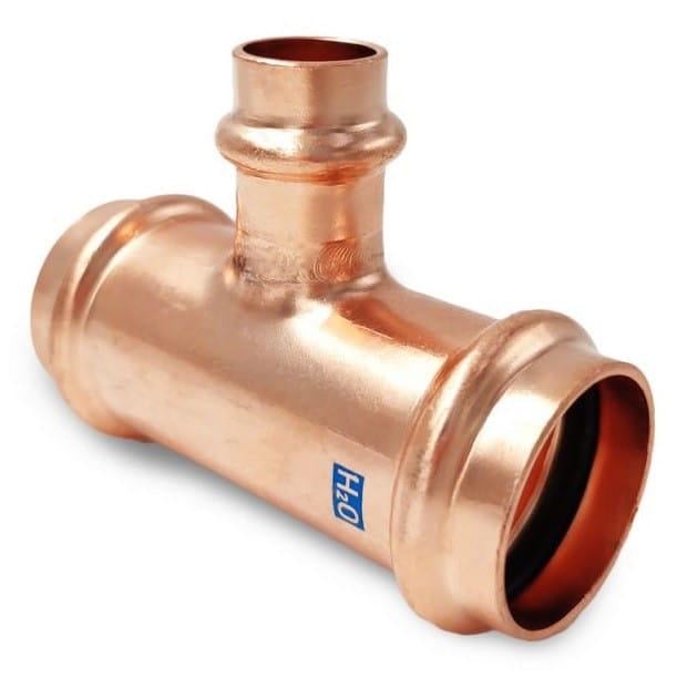 Пресс-тройник медный Raccorderie Metalliche Aespres Uniko 35x35x22 мм (692035022U)