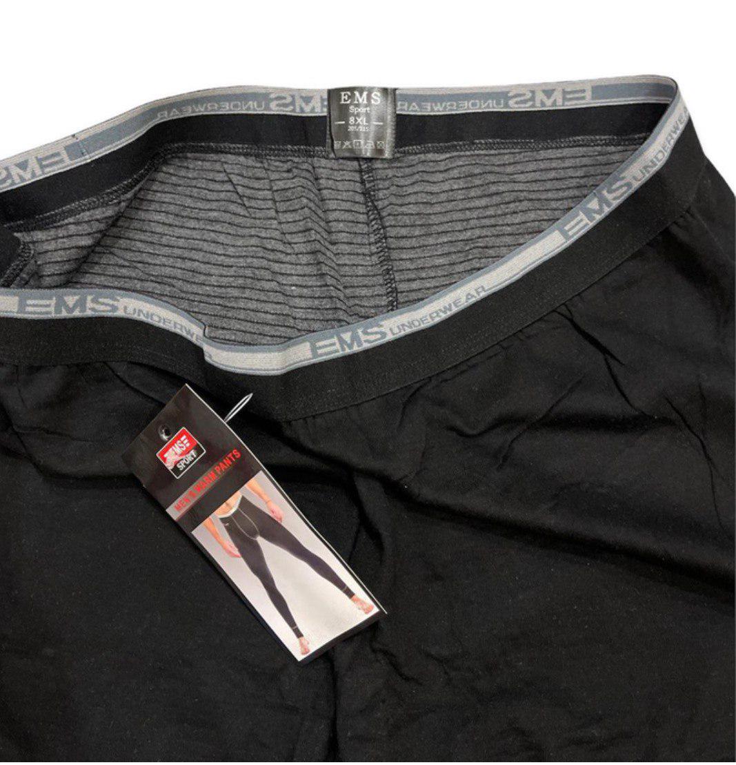 Термо кальсони чоловічі EMS sport 2XL Чорний (1001) - фото 2 Термо кальсони чоловічі EMS sport 2XL Чорний (1001) - фото 2