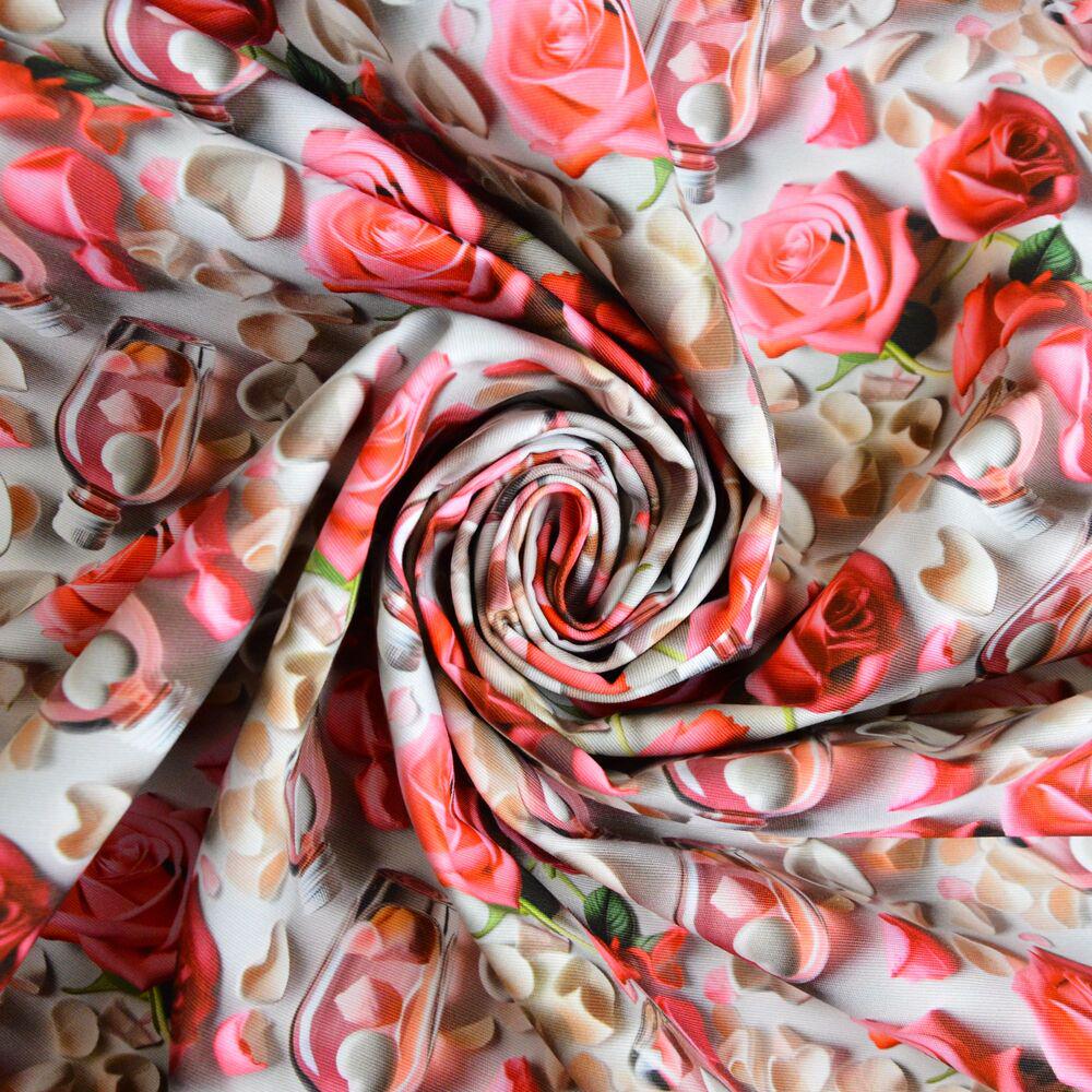 Тканина бавовна Панама Парфум троянда 235 гр/м2 з захистом від плям 180 см (27387)