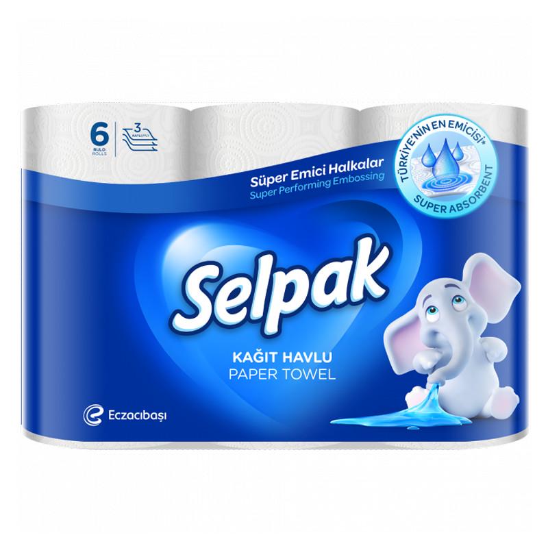 Бумажное полотенце Selpak 6 шт. (1558938407)