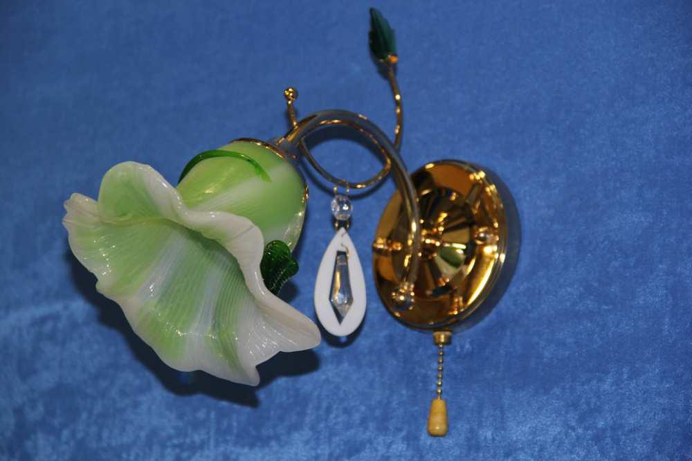 Бра с плафонами Ray B89505/1FGD Зеленый (IR005001)