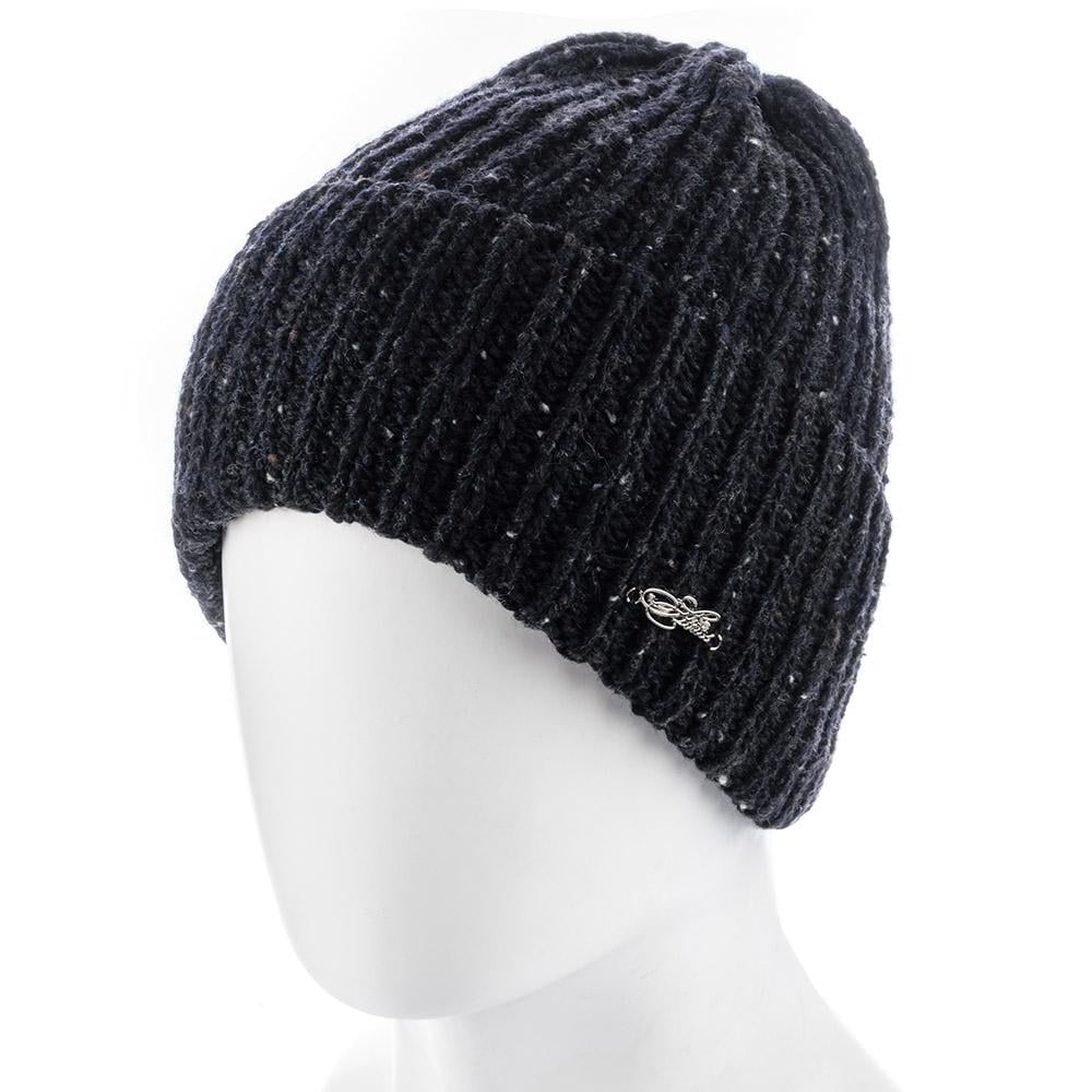 Шапка Atrics WH848 с двойным отворотом на флисовой подкладке Антрацитовый