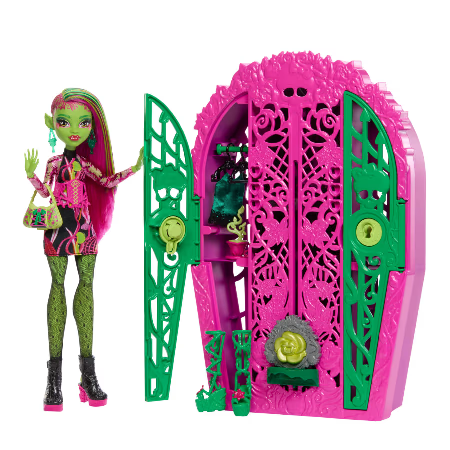 Игровой набор с куклой Monster High Skulltimate Secrets 5 Garden Mysteries dolls Venus Mcflytrap (2466686154)