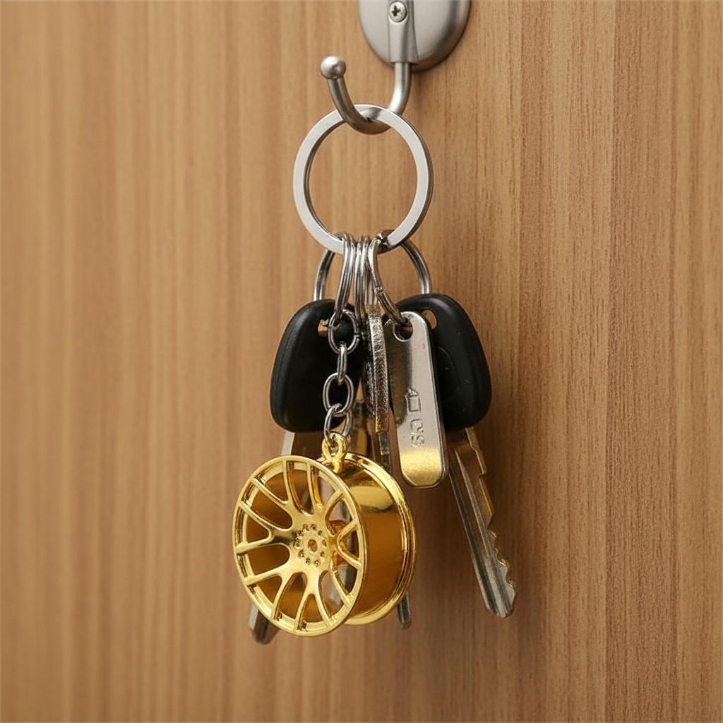 Брелок для ключей Автомобильный диск Золотистый (99_15_0_3С) - фото 7 Брелок для ключей Автомобильный диск Золотистый (99_15_0_3С) - фото 7