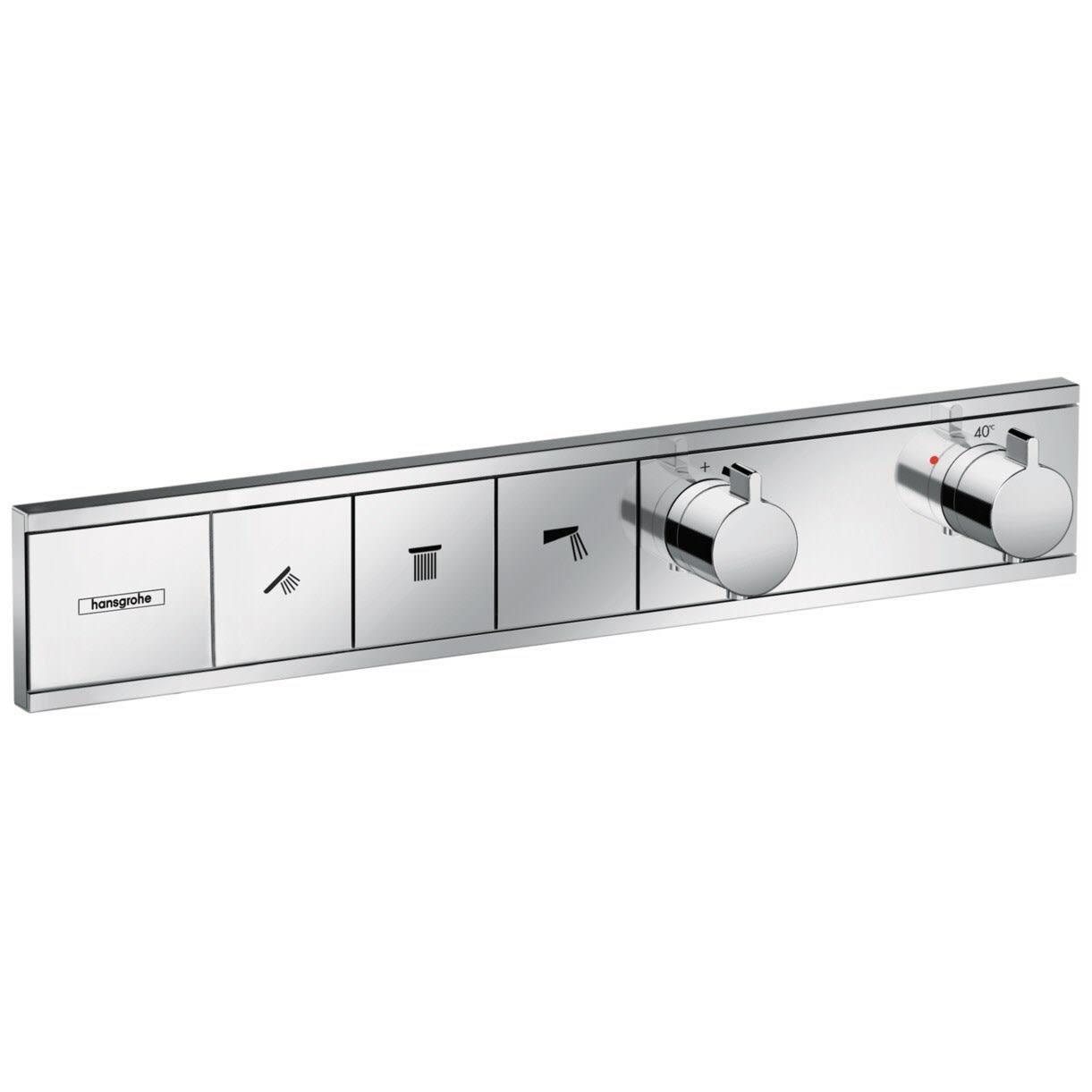 Наружная часть смесителя Hansgrohe RainSelect 15381000 с термостатом Хром (77122)