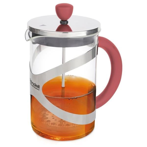Френч-прес Rondell Crystal 600 мл Red (RDS-935) Френч-прес Rondell Crystal 600 мл Red (RDS-935)
