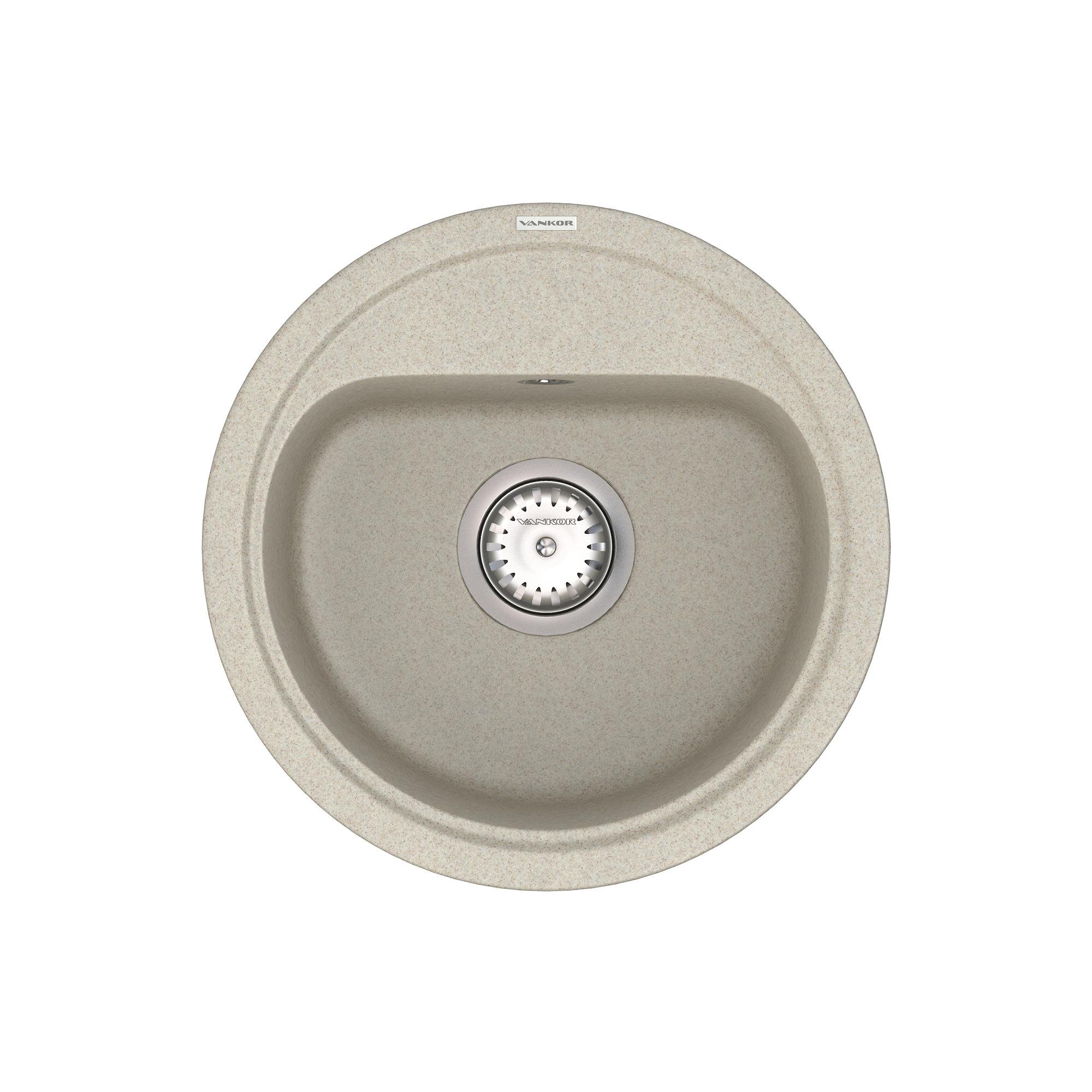 Мийка для кухні Vankor Lira LMR 01.44 + сифон Vankor Terra (74931)