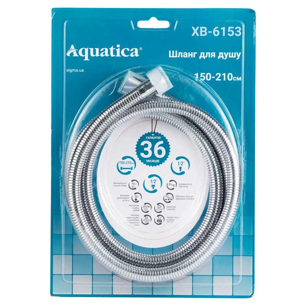 Шланг для душу Aquatica XB-6153 9792010 1/2" SS з підшипником 150-210 см (AKD44677) - фото 3