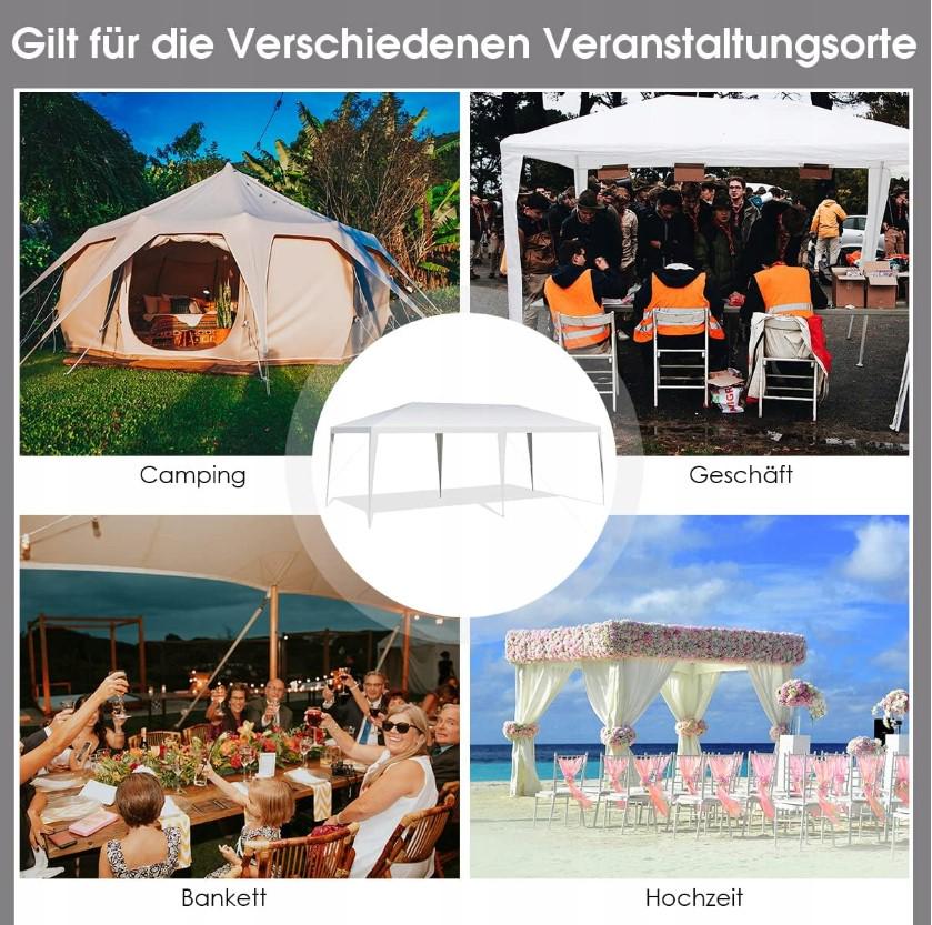 Шатер садовый прямоугольный 6х3 м Белый - фото 4 Шатер садовый прямоугольный 6х3 м Белый - фото 4