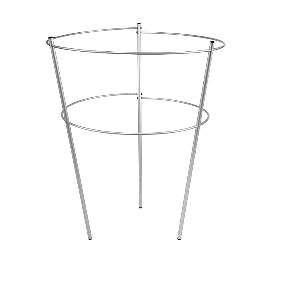 Опора для растений кольцевая на два кольца 800х700х700 мм (КО-D16/D8-800*700/600)