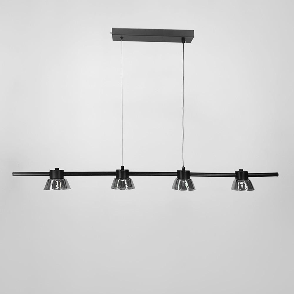 Люстра удлиненная LED HILDFRID на 5 плафонов 100 см (MJ179L-950 BK)