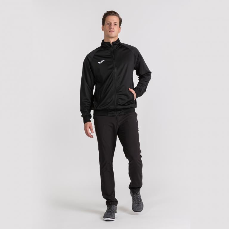 Олімпійка Joma 100086.100 Jacket Gala 4XS Black (9995165845058) - фото 4