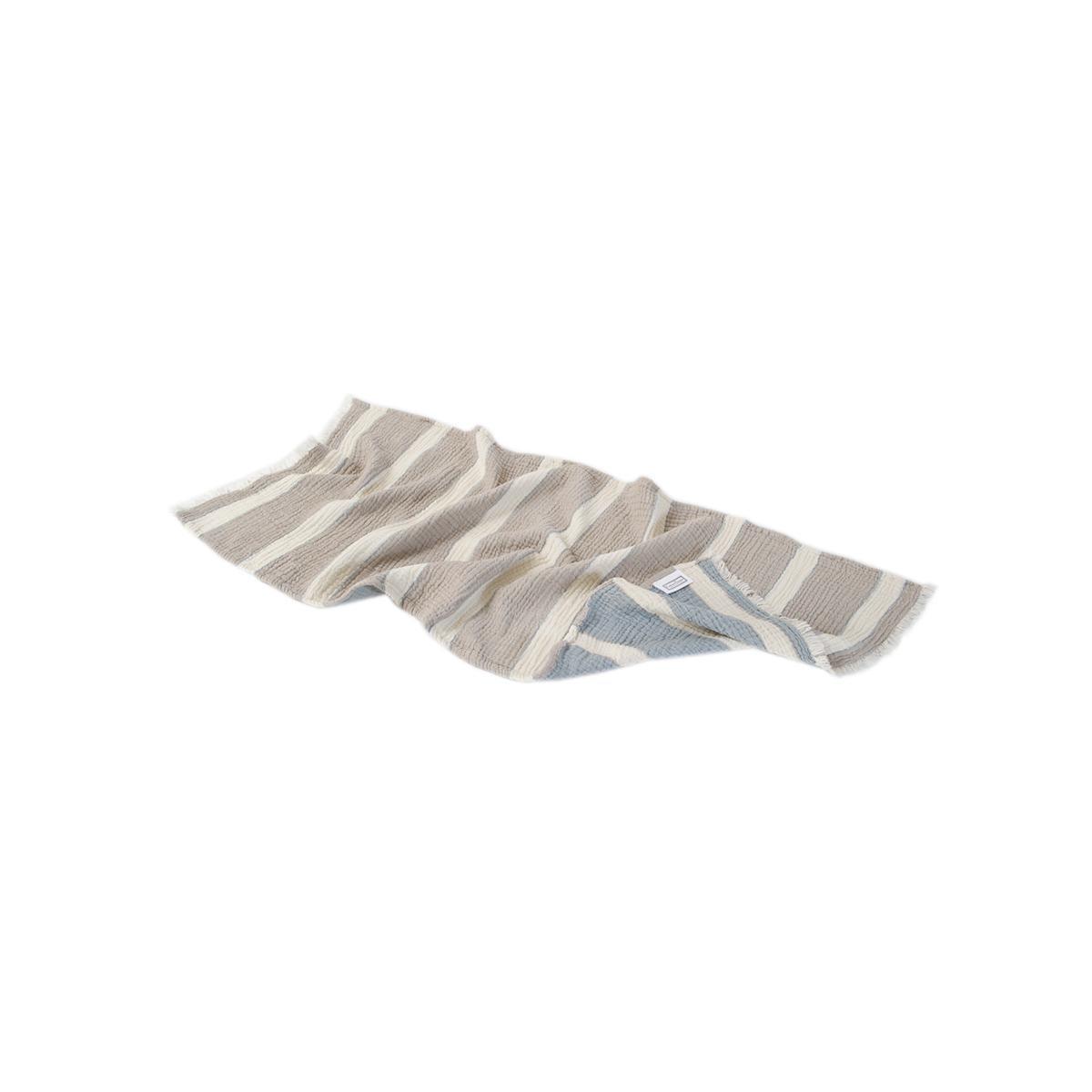 Рушник Lotus Home Milana 250 г/кв. м 45х100 см Beige/Lead blue (svt-2000022307130) - фото 2 Рушник Lotus Home Milana 250 г/кв. м 45х100 см Beige/Lead blue (svt-2000022307130) - фото 2