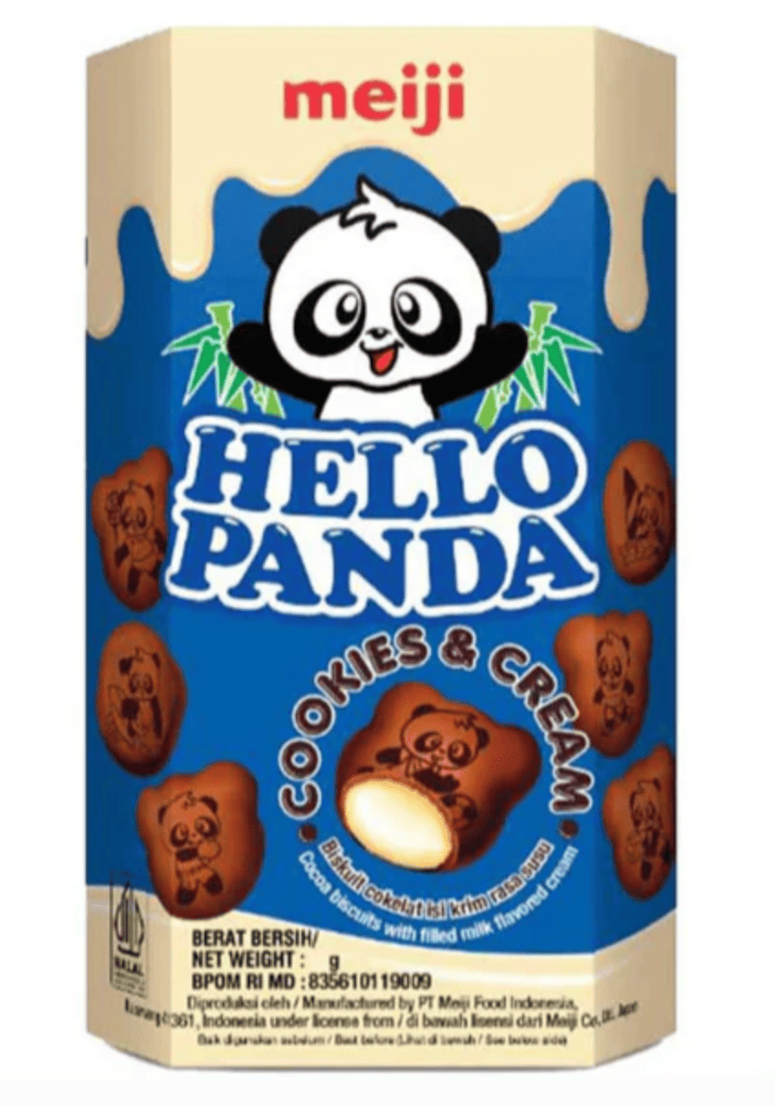 Печенье шоколадное Meiji Hello Panda Cookies Cream 42 г (2708952196)