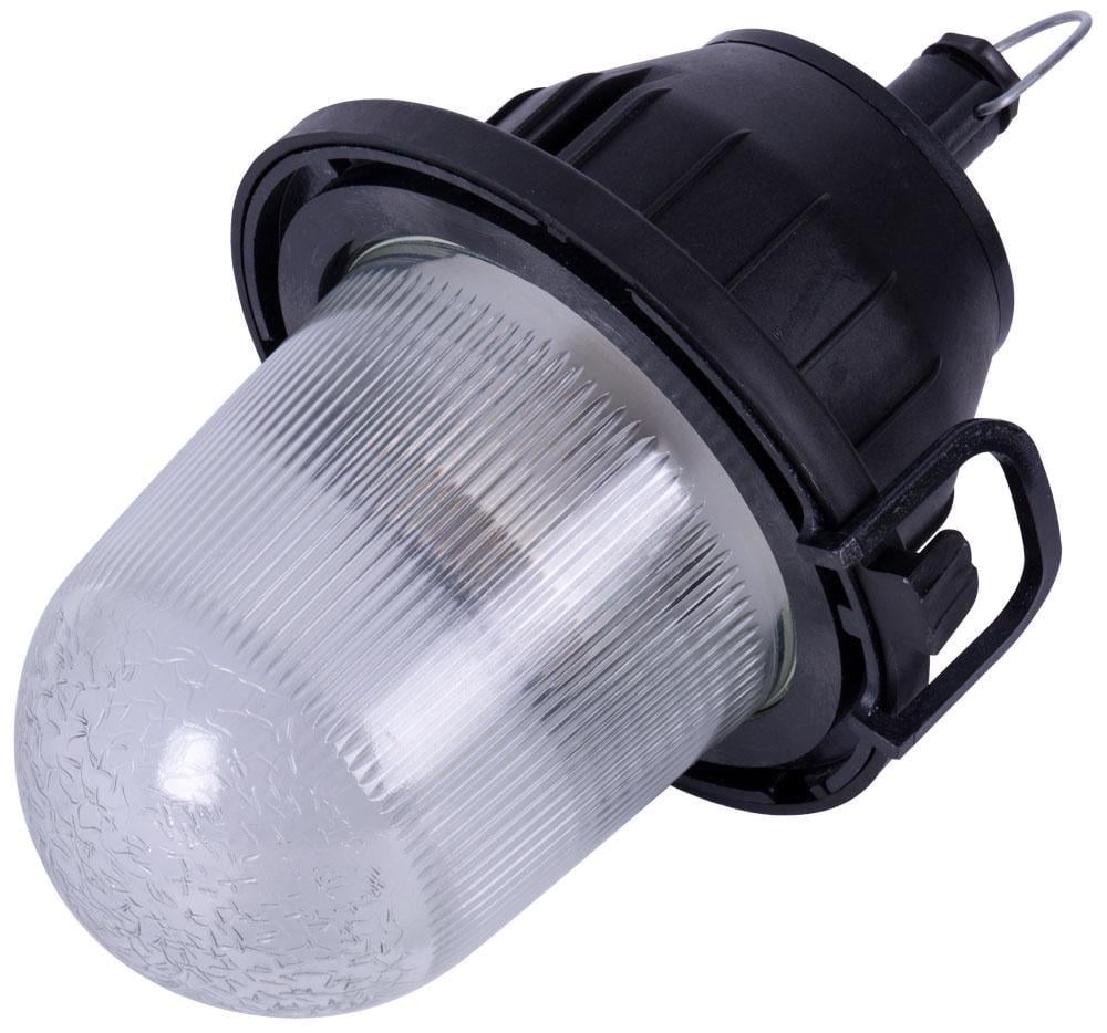 Світильник E.NEXT НСП 21У 100W 220V E27 без ґрат IP54 Чорний (l0012011)