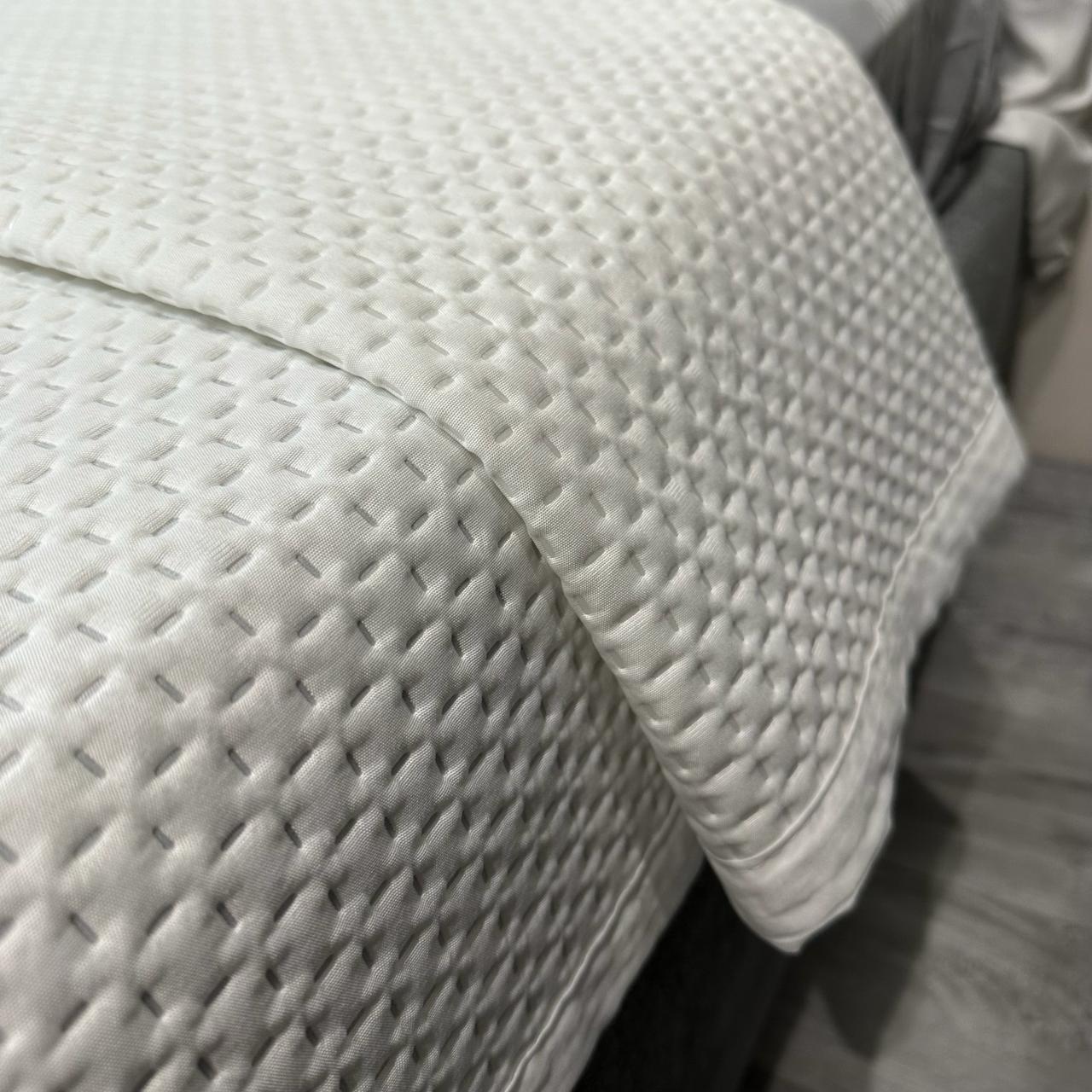 Покрывало на кровать евро 200x230 см Белый (28796100) - фото 5