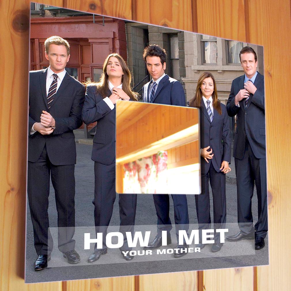 Зеркало декоративное "Сериал Как я встретил вашу маму" 260х260 мм (M03517)