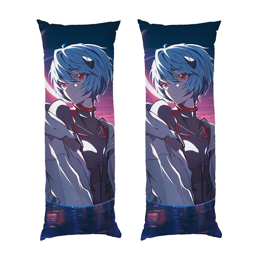 Подушка дакимакура Ayanami Rei Evangelion габардин 120х40 см (113253-1)