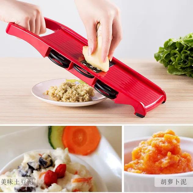 Овочерізка ручна Mandoline Slicer з контейнером для овочів та фруктів 6в1 - фото 2